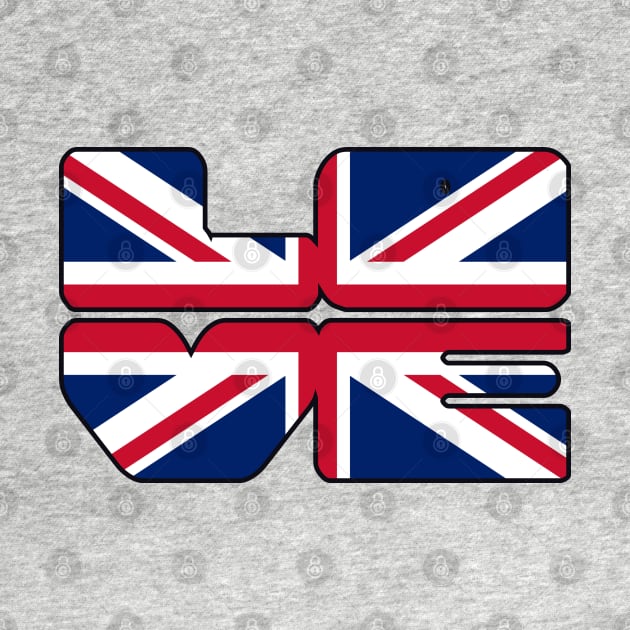 Love Great Britain - Union Jack by SolarCross